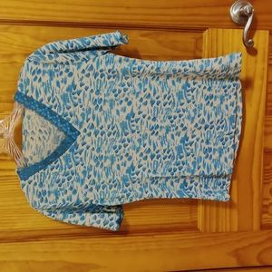 Blue Wave Design Shirt